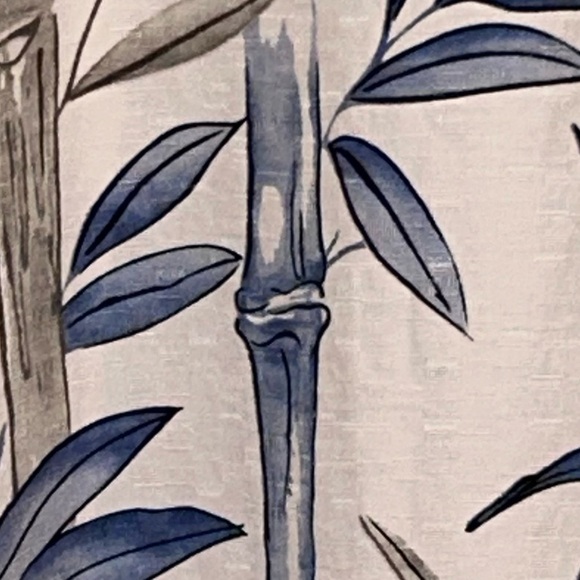 Vintage Hilo Hattie Silk Tropical Beach Bamboo Print Ivory Hawaiian Shirt Medium - Picture 4 of 9